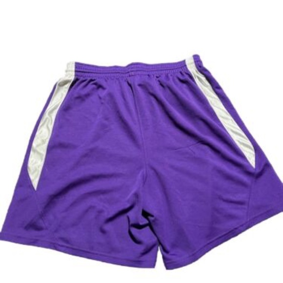 Men’s Basketball Shorts Purple And White Size XL With Draw String - Picture 8 of 8